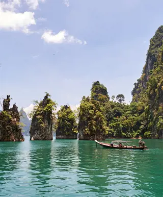Den magischen Khao Sok Nationalpark per Longtail-Boot erkunden